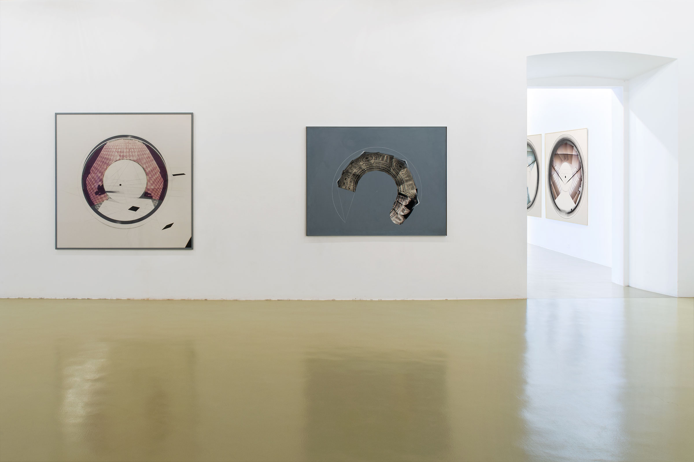 Jan Dibbets, Self-portrait as Photographer, 1981, Spoleto Floor, 1981